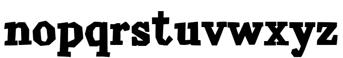Union Rodeo Regular Font LOWERCASE