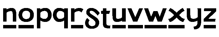 Unique Rose Font LOWERCASE