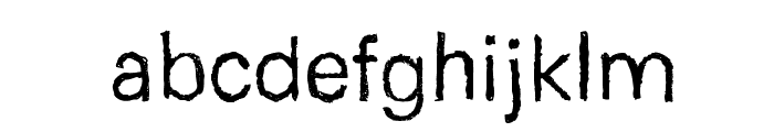 Unisketch-light_limited Light Font LOWERCASE