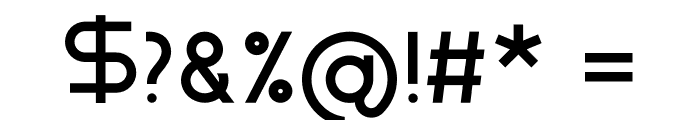 Unisono Lowercase Font OTHER CHARS