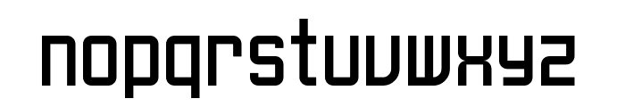 Unitblock Font LOWERCASE