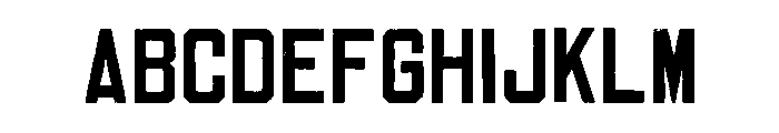 Unityped Regular Font UPPERCASE