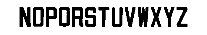 Unityped Regular Font UPPERCASE