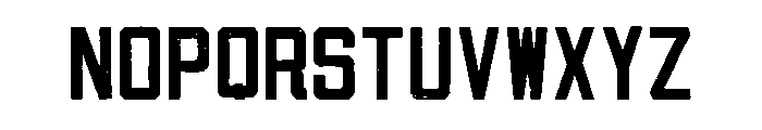 Unityped Regular Font LOWERCASE