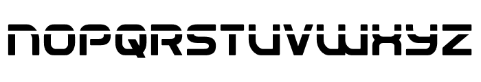 Universal Jack Laser Font UPPERCASE