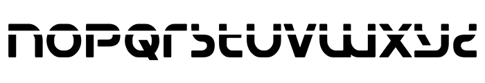 Universal Jack Laser Font LOWERCASE