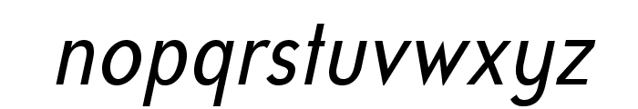 UniversalisADFStd-CondItalic Font LOWERCASE