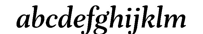 Unna Medium Italic FONT