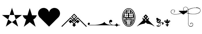 Unnamed Ornaments Series Two Font OTHER CHARS