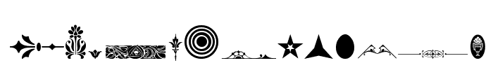 Unnamed Ornaments Series Two Font LOWERCASE