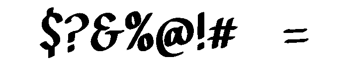 Unpack high Font OTHER CHARS