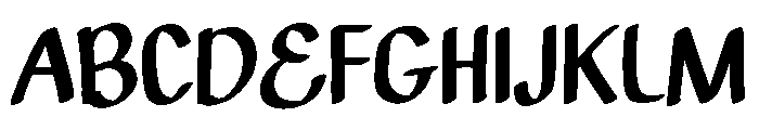 Unpack high Font UPPERCASE
