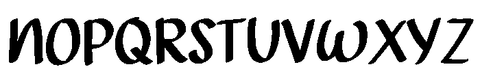 Unpack high Font UPPERCASE