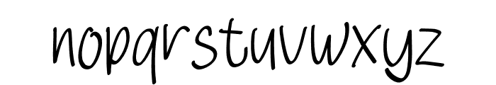 Unpackhand Font LOWERCASE
