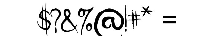 Unquiet Spirits(RUS BY LYAJKA) Font OTHER CHARS