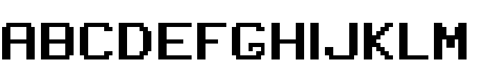 Untitled Pixel Font Regular Font UPPERCASE