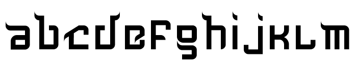 Untitled1 Regular Font LOWERCASE