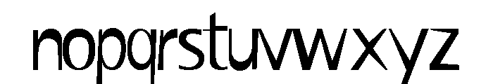 Untitled6 Font LOWERCASE