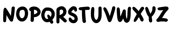 Unyu Cartoon Font UPPERCASE