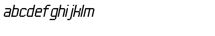 UNDA Angle Fine Italic FONT