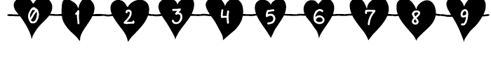 Unchain My Heart Chained Font OTHER CHARS