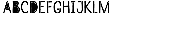Undersong Filled Font UPPERCASE