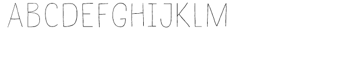 Undersong Line Font UPPERCASE