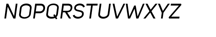 Uni Sans Regular Italic Font UPPERCASE