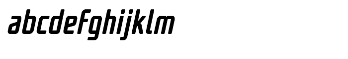 Unicod Sans Condensed Medium Italic Font LOWERCASE