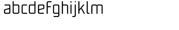 Unicod Sans Light Font LOWERCASE
