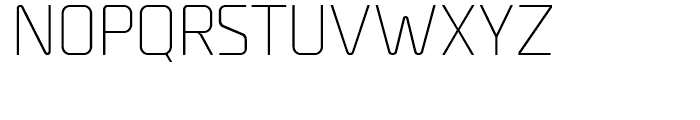 Unicod Sans Ultra Light Font UPPERCASE