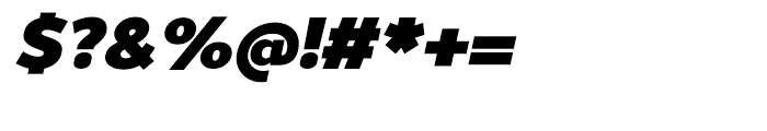 Uniman Black Italic Font OTHER CHARS
