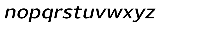 Uniman DemiBold Italic Font LOWERCASE
