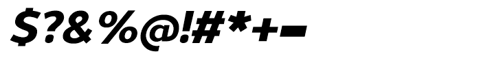 Uniman ExtraBold Italic Font OTHER CHARS