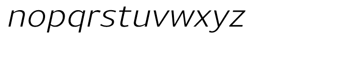 Uniman Italic Font LOWERCASE