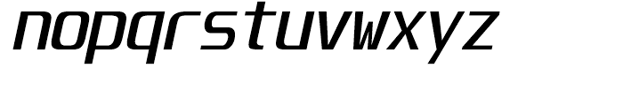 Unispace Italic Font LOWERCASE