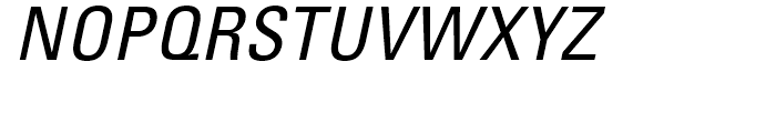 Univers 57 Condensed Oblique Font UPPERCASE