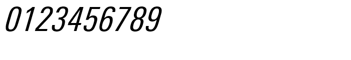 Univers Next 421 Condensed Italic Font OTHER CHARS