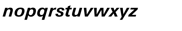 Univers Next Cyrillic 631 Bold Italic Font LOWERCASE