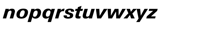 Univers Next Cyrillic 731 Heavy Italic Font LOWERCASE