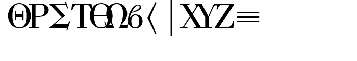 Universal Pi Greek with Math Pi Font LOWERCASE