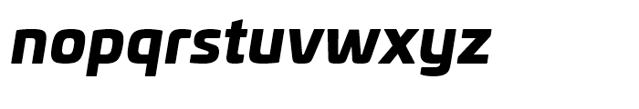Univia Pro Black Italic Font LOWERCASE