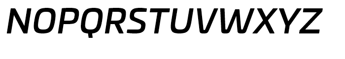 Univia Pro Medium Italic Font UPPERCASE