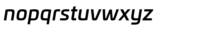 Univia Pro Medium Italic Font LOWERCASE