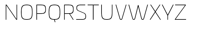 Univia Pro Thin Font UPPERCASE