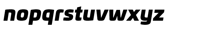 Univia Pro Ultra Italic Font LOWERCASE