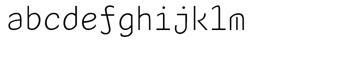 Unotype Regular Font LOWERCASE