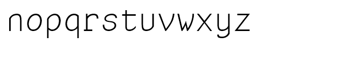 Unotype Regular Font LOWERCASE