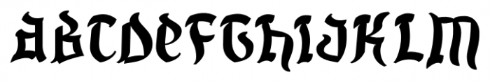 Uncia Black Regular Font LOWERCASE