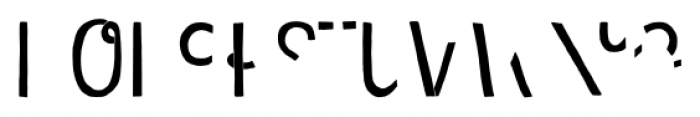 Undersong Half 1 Font LOWERCASE